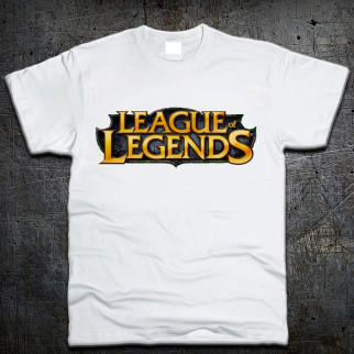 Футболка Fruit of the Loom Логотип Ліга Легенд Logo League of Legends Білий XXL (719634) - Інтернет-магазин спільних покупок ToGether