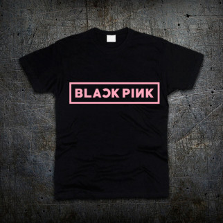 Футболка Fruit of the Loom Логотип Black Pink K-POP Чорна 152 см (2197121) - Інтернет-магазин спільних покупок ToGether