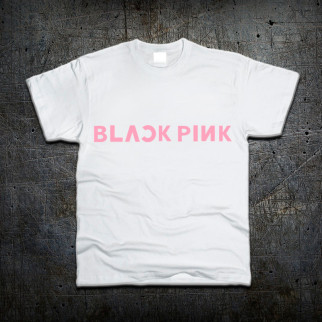 Футболка Fruit of the Loom Логотип Black Pink K-POP Білий XXL (7197122) - Інтернет-магазин спільних покупок ToGether