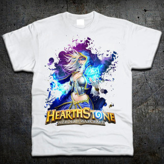 Футболка Fruit of the Loom Джайна Праудмур Hearthstone Білий XL (619844) - Інтернет-магазин спільних покупок ToGether