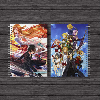 Скетчбук Майстри Меча онлайн Асуна та Кирито - Sword Art Online (8435) Fan Girl - Інтернет-магазин спільних покупок ToGether
