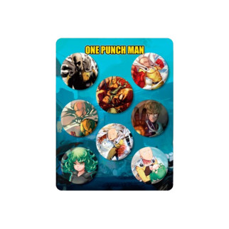 Набір піктограм Ванпанчмен 32мм One Punch-Man 8шт (8162) Fan Girl - Інтернет-магазин спільних покупок ToGether
