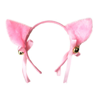 Котячі Вуха Bioworld Неко K-POP Аніме з Бантом Рожевий на Обручі (7107) - Інтернет-магазин спільних покупок ToGether
