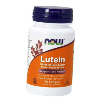 Лютеїн, Lutein 10, Now Foods 60 (72128013) - Інтернет-магазин спільних покупок ToGether