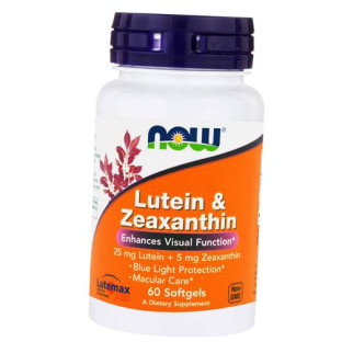 Лютеїн та Зеаксантін, Lutein Zeaxanthin, Now Foods 60 (72128014) - Інтернет-магазин спільних покупок ToGether