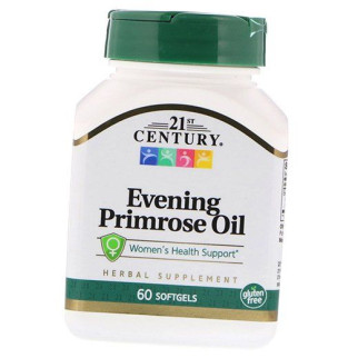 Олія Вечірньої Примули, Evening Primrose Oil, 21st Century 60 (71440003) - Інтернет-магазин спільних покупок ToGether
