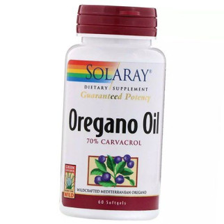 Олія орегано, Oregano Oil, Solaray 60 (71411038) - Інтернет-магазин спільних покупок ToGether