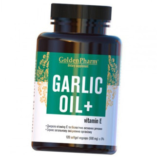 Олія чеснкова з Вітаміном Е, Garlic Oil plus Vitamin E, Golden Pharm 120 (71519001) - Інтернет-магазин спільних покупок ToGether