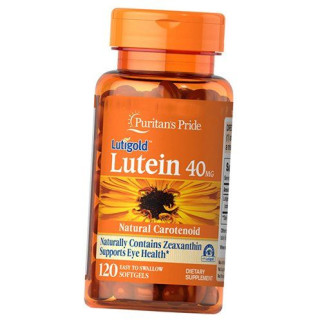 Лютеїн та Зеаксантін, Lutein 40 with Zeaxanthin, Puritan's Pride 120 (72367016) - Інтернет-магазин спільних покупок ToGether