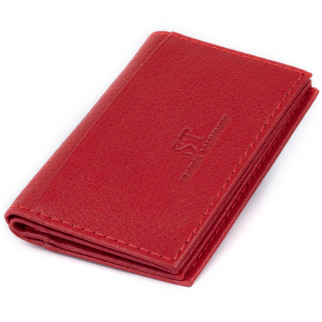 Візитниця-книжка ST Leather 19214 Червона 10х6, 5х1 см - Інтернет-магазин спільних покупок ToGether