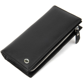 Шкіряний гаманець ST Leather Accessories 19371 Чорний - Інтернет-магазин спільних покупок ToGether