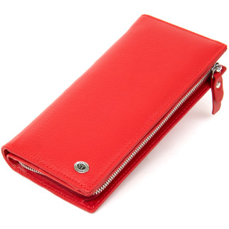 Жіночий гаманець ST Leather Accessories 19372 Червоний - Інтернет-магазин спільних покупок ToGether