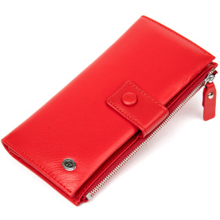 Жіночий гаманець ST Leather Accessories 19374 Червоний - Інтернет-магазин спільних покупок ToGether