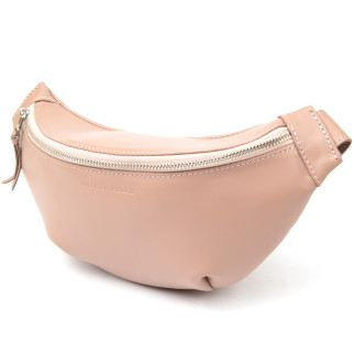 Шкіряна жіноча поясна сумка GRANDE PELLE 11359 Рожевий - Інтернет-магазин спільних покупок ToGether