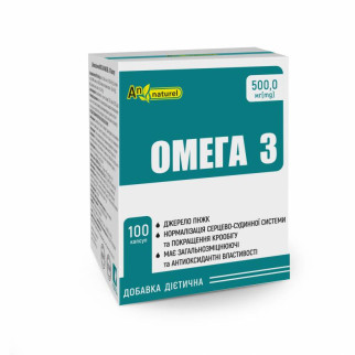 Омега-3 AN NATUREL (500 мг Омеги 3) капсули 100 - Інтернет-магазин спільних покупок ToGether