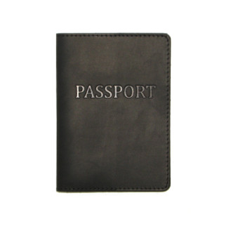 Обкладинка на паспорт DNK Leather Паспорт-H col.J 15,5х9,8 см Чорна - Інтернет-магазин спільних покупок ToGether