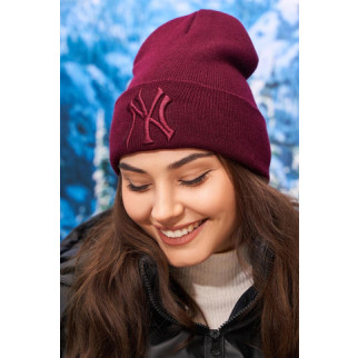 Модна молодіжна шапка-ковпак (6089) Braxton бордовий 56-59 - Інтернет-магазин спільних покупок ToGether