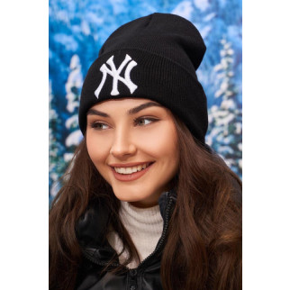 Модна молодіжна шапка-ковпак (6089) Braxton чорний + білий 56-59 - Інтернет-магазин спільних покупок ToGether