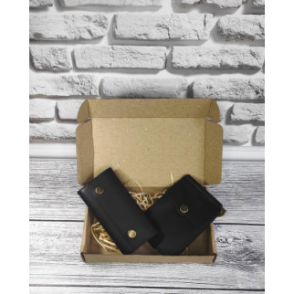 Подарунковий набір DNK Leather №8 18,0*10,0*3,5 см Чорний - Інтернет-магазин спільних покупок ToGether