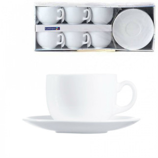 Сервіз кавовий Luminarc Essence white 90 мл 12 предметів P3404 LUM - Інтернет-магазин спільних покупок ToGether