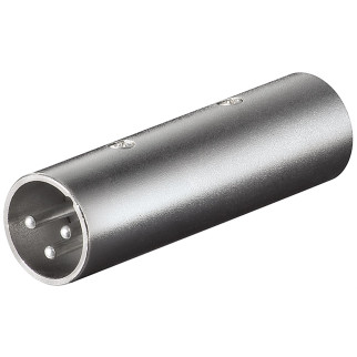 Перехідник аудіо Goobay XLR 3p M/M адаптер Metal корпус металік (75.02.7460) - Інтернет-магазин спільних покупок ToGether