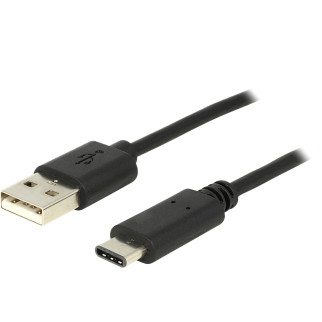 Кабель пристроїв Lucom USB Type-C-2.0A M/M  1.0m (USB2.0) 3xShield AWG24+28 Cu чорний (25.02.5015) - Інтернет-магазин спільних покупок ToGether