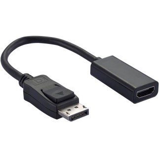 Перехідник моніторний Lucom DisplayPort-HDMI M/F (HDMIекран) v1.1 1080p 0.25m чорний (25.02.5115) - Інтернет-магазин спільних покупок ToGether