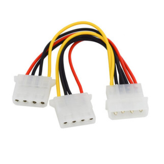 Кабель живлення внутрішній Lucom MoleX 1x2 M/F (Splitter) 0.20m 4pin Y-form(62.09.8003) - Інтернет-магазин спільних покупок ToGether