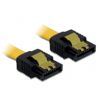 Кабель накопичувача Gutbay SATA 7p M/M  0.5m прямий 6Gbps L-Type Latch жовтий (78.01.2893) - Інтернет-магазин спільних покупок ToGether
