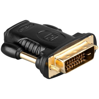 Перехідник моніторний Goobay HDMI-DVI F/M 24+1 Moulded чорний (75.03.3906) - Інтернет-магазин спільних покупок ToGether