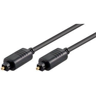 Кабель аудіо оптичний Delock Toslink 10.0m D=5.0mm Optical S/PDIF чорний (70.08.4939) - Інтернет-магазин спільних покупок ToGether