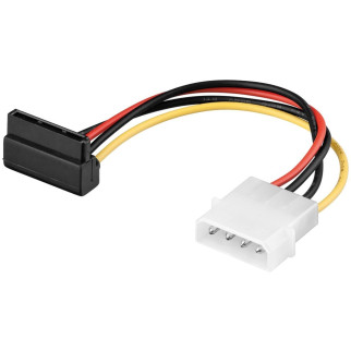 Кабель живлення внутрішній Goobay MoleX-SATA 15p M/F 0.13m SATA 90°вверх (75.09.3030) - Інтернет-магазин спільних покупок ToGether