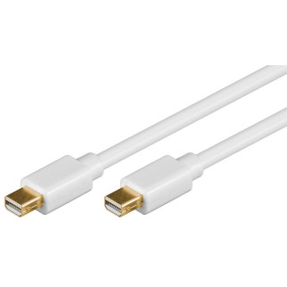 Кабель монітора-сигнальний Goobay DisplayPort mini M/M  2.0m v1.2 4K@60Hz D=5.0mm Gold білий (75.05.2851) - Інтернет-магазин спільних покупок ToGether