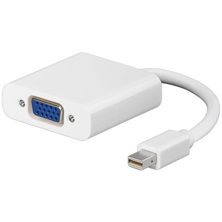 Перехідник моніторний Goobay DisplayPort mini-VGA HD15 M/F (VGA-екран) v1.1 1080p 0.2m MacBook/iMac... білий (75.05.1730) - Інтернет-магазин спільних покупок ToGether