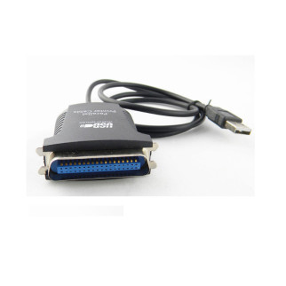 Кабель принтера-адаптер Lucom USB2.0 A-LPT C36 M/M 1.0m Centronics SPP/EPP/ECP чорний (62.09.8057) - Інтернет-магазин спільних покупок ToGether