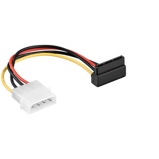 Кабель живлення внутрішній Lucom MoleX-SATA 15p M/F 0.15m SATA 90°вниз Latch (62.09.8140) - Інтернет-магазин спільних покупок ToGether