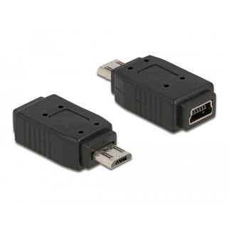 Перехідник обладнання Lucom USB2.0 mini 5p-microB F/M адаптер прямий Nickel чорний (62.09.8240) - Інтернет-магазин спільних покупок ToGether
