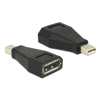 Перехідник моніторний Lucom DisplayPort-mini F/M 2560x1600dpi адаптер чорний (62.07.1984) - Інтернет-магазин спільних покупок ToGether