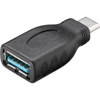 Перехідник обладнання Goobay USB Type-C-3.0A M/F (USB3.0) адаптер OTG Black чорний (75.04.5395) - Інтернет-магазин спільних покупок ToGether