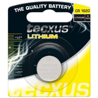 Батарейка Tecxus CR1620  75mAh x1шт Lithium 3V(75.02.3680) - Інтернет-магазин спільних покупок ToGether