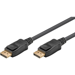 Кабель монітора-сигнальний Goobay DisplayPort M/M  3.0m v1.4 8K@30Hz 19p D=6.0mm 2xS Cu чорний (75.05.5483) - Інтернет-магазин спільних покупок ToGether