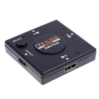 Перехідник моніторний Value HDMI 3x1 (Switch) Selector 1080p ручний Pas чорний (78.01.4350) - Інтернет-магазин спільних покупок ToGether