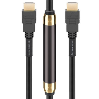 Кабель монітора-сигнальний Goobay HDMI M/M 30.0m HS+HEC+ARC 4K@60Hz HDR чорний (75.05.5982) - Інтернет-магазин спільних покупок ToGether