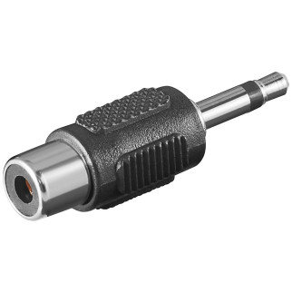 Перехідник аудіо Goobay Jack 3.5mm 2pin-RCA (Mono) M/F адаптер Mono чорний (75.01.1688) - Інтернет-магазин спільних покупок ToGether