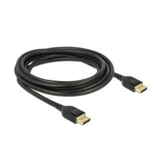 Кабель монітора-сигнальний Delock DisplayPort M/M  3.0m v1.4 8K@60Hz 19pin D=7.5mm Sert. чорний (70.08.5661) - Інтернет-магазин спільних покупок ToGether
