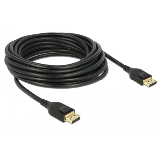 Кабель монітора-сигнальний Delock DisplayPort M/M  5.0m v1.4 8K@60Hz 19pin D=4.5mm Sert. чорний (70.08.5663) - Інтернет-магазин спільних покупок ToGether