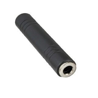 Перехідник аудіо InLine Jack 6.3mm F/F Stereo 3pin AUX Kunststoff чорний (77.09.9307) - Інтернет-магазин спільних покупок ToGether