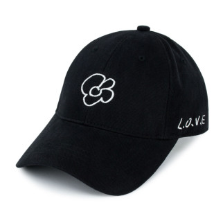 Бейсболка Beani'qe Квітка Love Регульований розмір Чорний (27011) - Інтернет-магазин спільних покупок ToGether