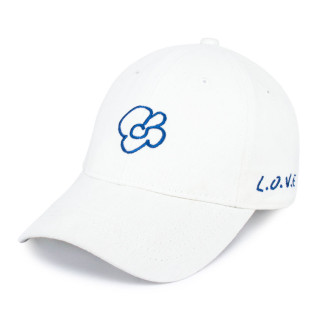 Бейсболка Beani'qe Квітка Love Регульований розмір Білий (27010) - Інтернет-магазин спільних покупок ToGether