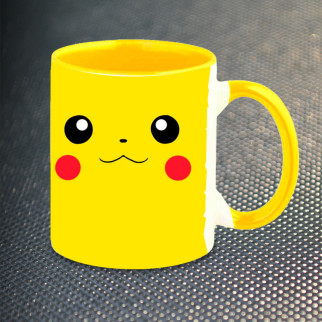 Чашка Fan Girl Пікачу Pikachu Покемони (7104) 330 мл Жовтий - Інтернет-магазин спільних покупок ToGether
